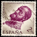 Stamps : Europe : Spain :  IV centenario de la muerte de Carlos I de España y V de Alemania