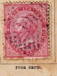 Stamps : Europe : Italy :  Vittorio Emanuele II Ed 1863