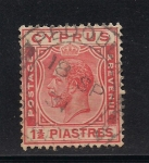 Stamps : Asia : Cyprus :  Rey Jorge V del Reino Unido.