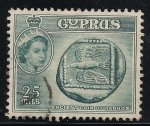 Stamps : Asia : Cyprus :  Moneda de Paphos.