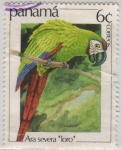 Stamps America - Panama -  Ara severa