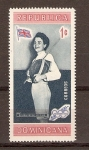 Stamps : America : Dominican_Republic :  GILLIAN  SHEEN