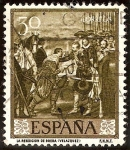Stamps : Europe : Spain :  La redencion de Breda - Velazquez