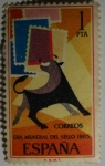 Stamps Spain -  Dia Mundial del Sello 1965 1pta