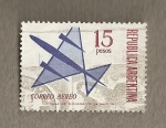 Stamps : America : Argentina :  Avión