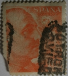 Stamps : Europe : Spain :  Franco 60cts 1949