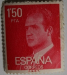 Stamps Spain -  Juan Carlos I 1,50pta