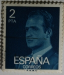 Stamps Spain -  Juan Carlos I 2pta