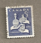 Sellos de America - Canad� -  Navidades