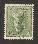 Sellos de Oceania - Australia -  fauna, un koala