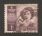 Stamps Australia -  matrimonio de la princesa elizabeth