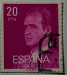 Stamps Spain -  Juan Carlos I 20 pta 77