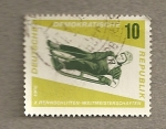 Stamps Germany -  Campeonatos mundiales de bobsleigh