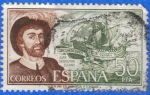Stamps Spain -  ESPAÑA 1976 (E2310) Personajes espanoles Juan Sebastian Elcano 50p 4 INTERCAMBIO