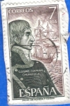Stamps Spain -  ESPAÑA 1976 (E2308) Personajes espanoles Cosme Damian Churruca 7p 2 INTERCAMBIO