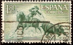Stamps Spain -  Fiesta Nacional -Toreo a caballo