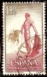Stamps : Europe : Spain :  Fiesta Nacional - Citando al toro