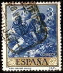 Stamps Spain -  Niño comiendo melon - Murillo