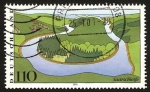 Stamps Germany -  1966 - bucles de la Sarre