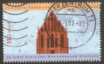 Stamps Germany -  fachada del museo, antiguo convento 