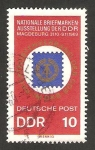 Sellos de Europa - Alemania -  1174 - Exposición filatelica nacional de magdebourg