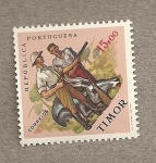 Stamps East Timor -  Caza mayor