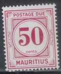 Sellos del Mundo : Africa : Mauricio : MAURICIO 1933-54 (S J6) Numero 50c