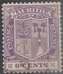 Sellos del Mundo : Africa : Mauricio : MAURICIO 1910 (S ) 6c
