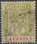 Stamps : Africa : Mauritius :  MAURICIO 1910 (S140) 4c