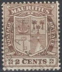 Sellos del Mundo : Africa : Mauritius : MAURICIO 1910 (S138) 2c