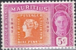 Sellos del Mundo : Africa : Mauritius : MAURICIO 1947 (S212) Post Office - Rey Jorge VII 5c