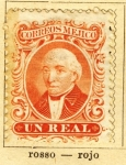 Stamps Mexico -  Miguel Hidalgo y Costilla Ed 1863