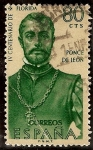 Stamps Spain -  IV Centenario del descubrimiento de la Florida - Ponce de León