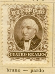 Sellos del Mundo : America : Mexico : Miguel Hidalgo y Costilla ed 1863