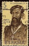 Stamps Spain -  IV Centenario del descubrimiento de la Florida - Cabeza de Vaca