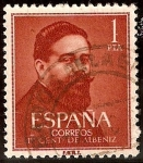 Stamps Spain -  I Centenario del nacimiento de Isaac Albéniz