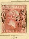 Stamps Germany -  Prusia-King Frederick William IV Edicion 1854