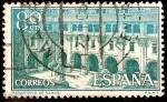 Stamps Spain -  Samos - Claustro