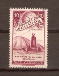 Stamps : America : Ecuador :  MONUMENTO  SOBRE  LÍNEA  ECUATORIAL