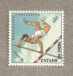 Stamps India -  Salto con pértiga