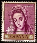 Stamps Spain -  Detalle de la Sagrada Familia - El Greco