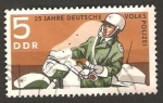 Stamps Germany -  25 anivº de la policía nacional, policía de trafico