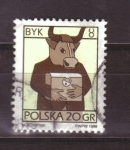 Stamps Poland -  serie- Horoscopo