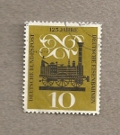Stamps Germany -  125 Aniv del ferrocarril