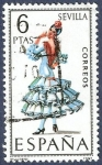 Stamps Spain -  Edifil 1956 Traje regional Sevilla 6