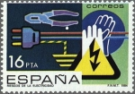 Stamps Europe - Spain -  PREVENCION DE ACCIDENTES LABORALES