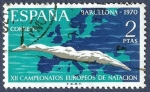 Stamps Spain -  Edifil 1989 Campeonato Europeo de Natación 2