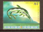 Stamps : America : Argentina :  DELFINES