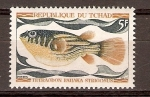 Stamps Africa - Chad -  TETRAODON   FAHAKA   STRIGOSUS