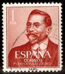 Stamps Spain -  I centenario del nacimiento de Juan Vázquez de Mella